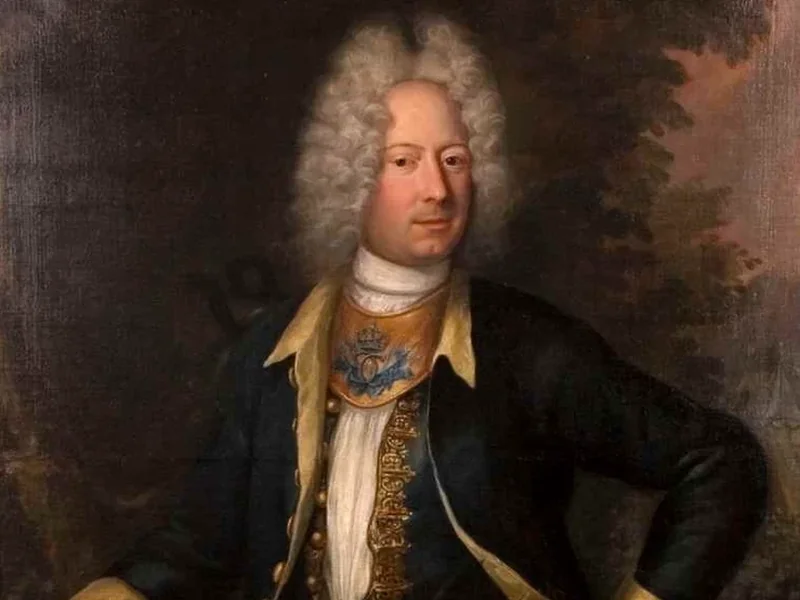 1678-Johann David Swartz - Ritratto di Arvid Bernhard Horn, comandante della Guardia del Corpo.